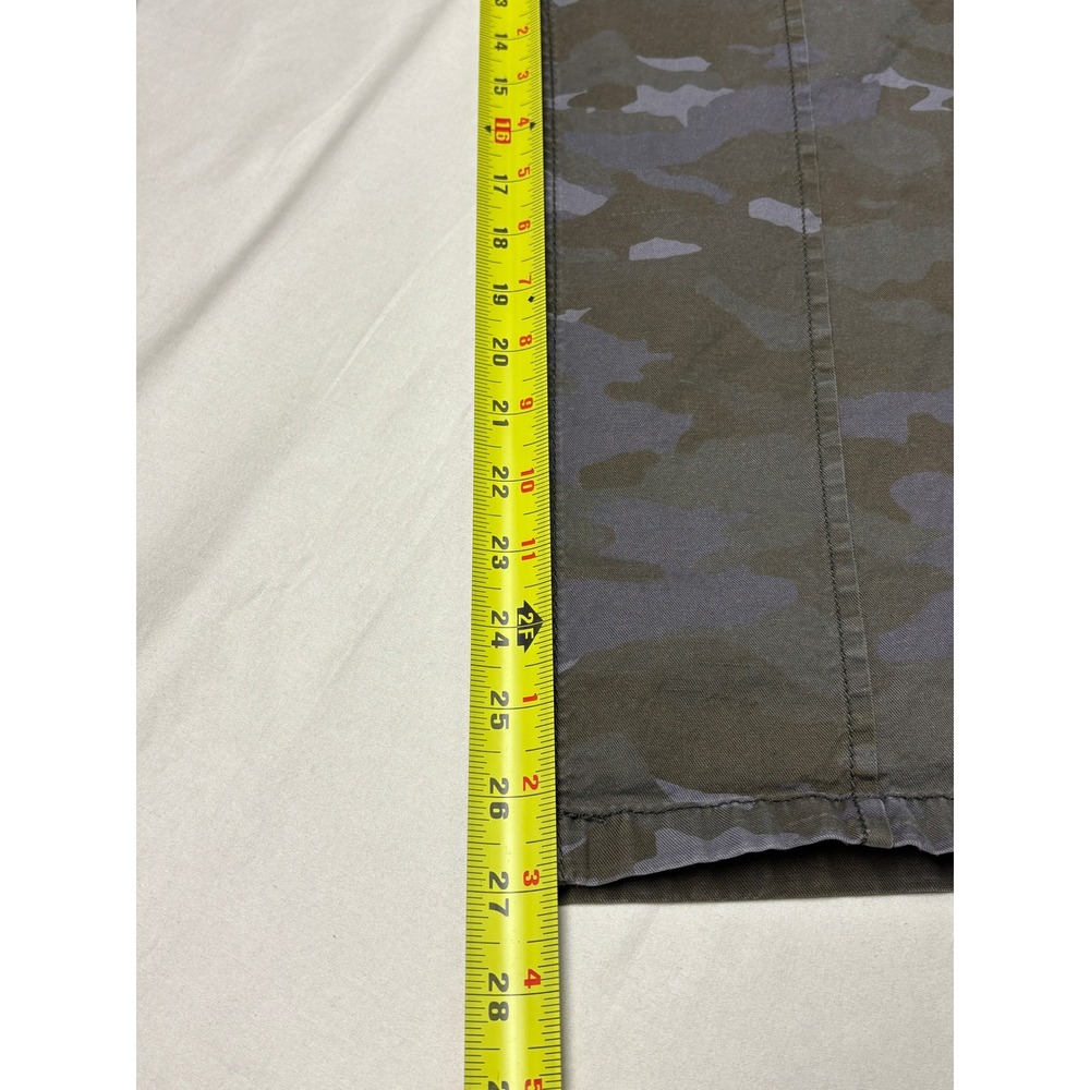 Anthropologie The Wanderer Camo Wide Leg Utility Pants Green Grey Womens 31X27 - Picture 9 of 11
